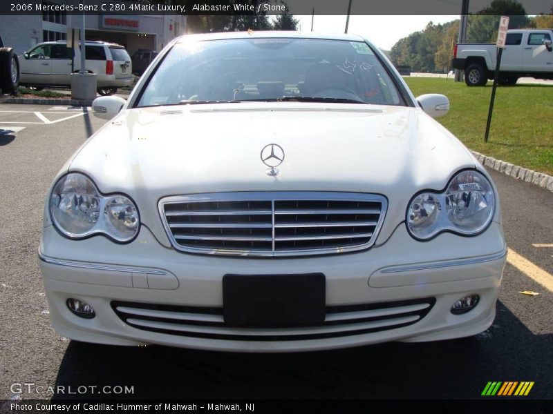 Alabaster White / Stone 2006 Mercedes-Benz C 280 4Matic Luxury