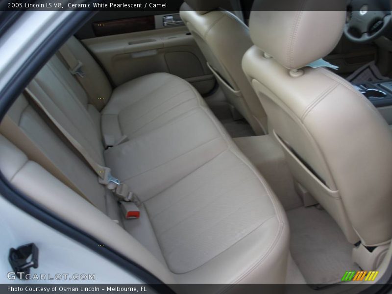 Ceramic White Pearlescent / Camel 2005 Lincoln LS V8