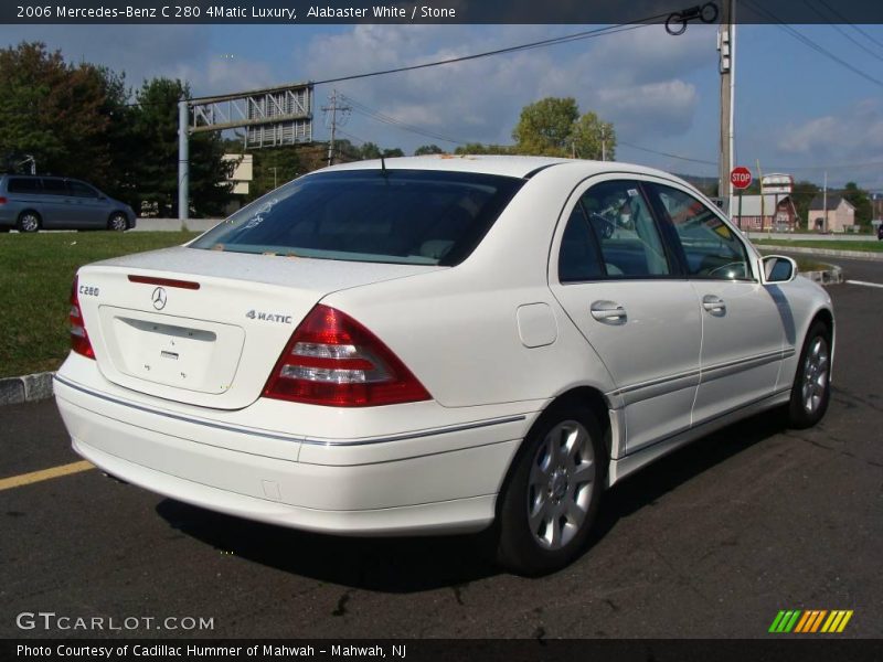 Alabaster White / Stone 2006 Mercedes-Benz C 280 4Matic Luxury