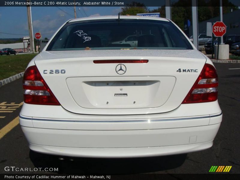 Alabaster White / Stone 2006 Mercedes-Benz C 280 4Matic Luxury