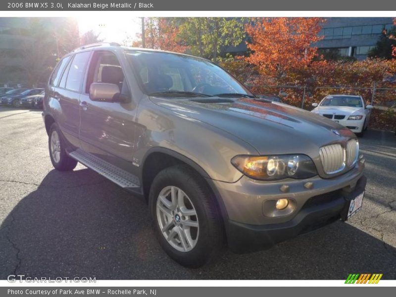 Kalahari Beige Metallic / Black 2006 BMW X5 3.0i