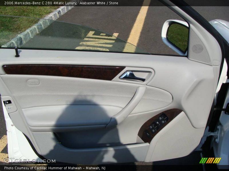 Alabaster White / Stone 2006 Mercedes-Benz C 280 4Matic Luxury