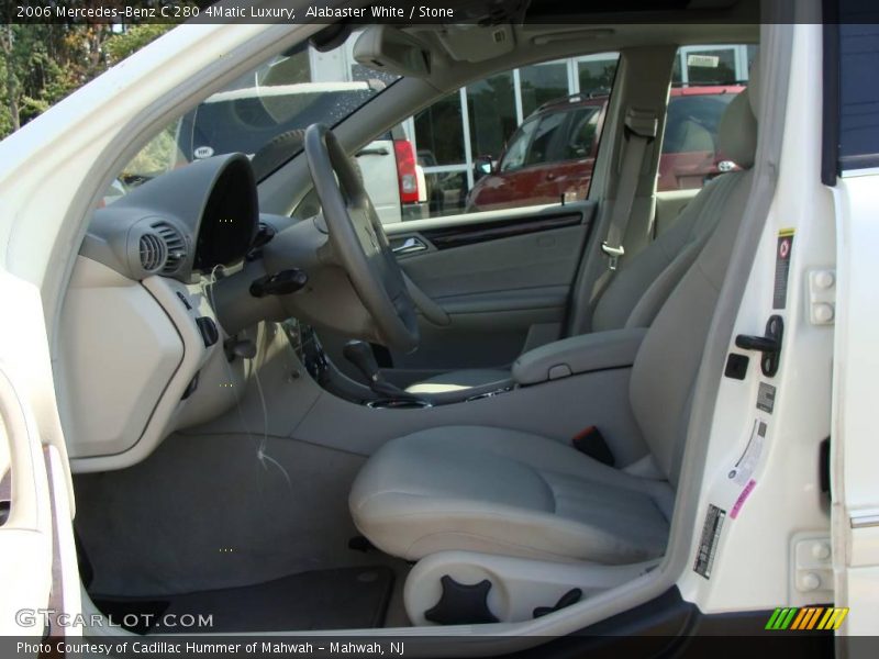 Alabaster White / Stone 2006 Mercedes-Benz C 280 4Matic Luxury