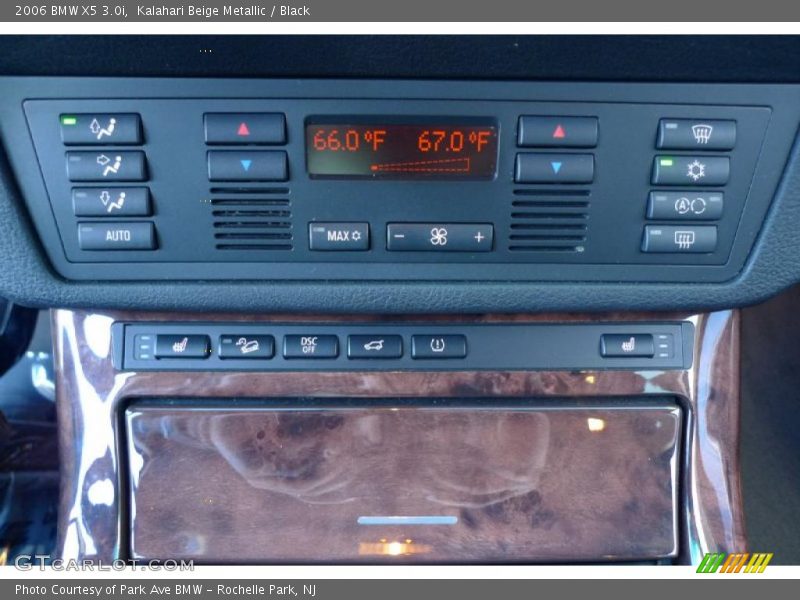 Controls of 2006 X5 3.0i