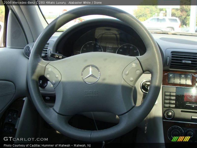 Alabaster White / Stone 2006 Mercedes-Benz C 280 4Matic Luxury