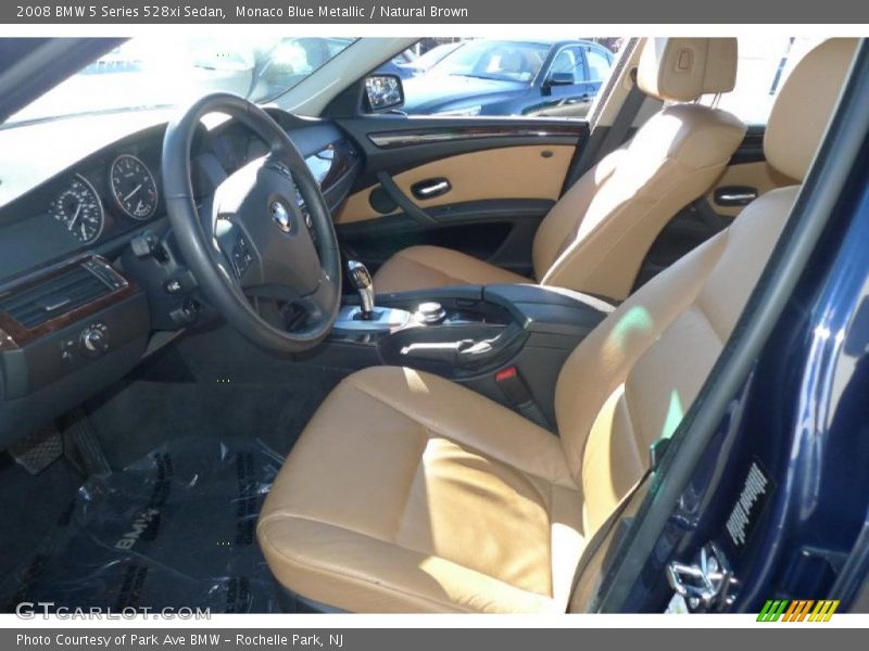  2008 5 Series 528xi Sedan Natural Brown Interior