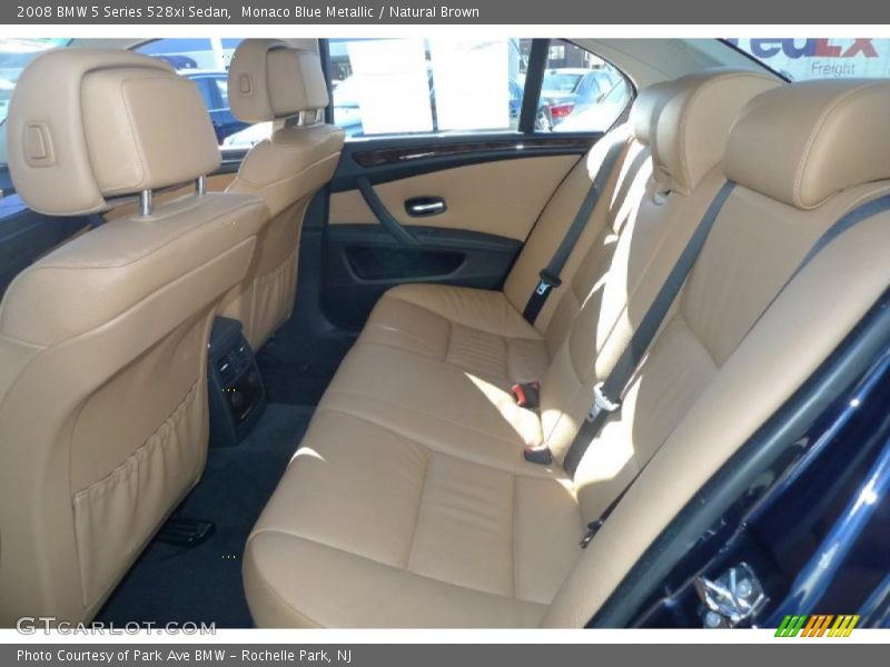  2008 5 Series 528xi Sedan Natural Brown Interior