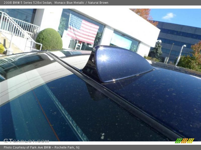 Monaco Blue Metallic / Natural Brown 2008 BMW 5 Series 528xi Sedan