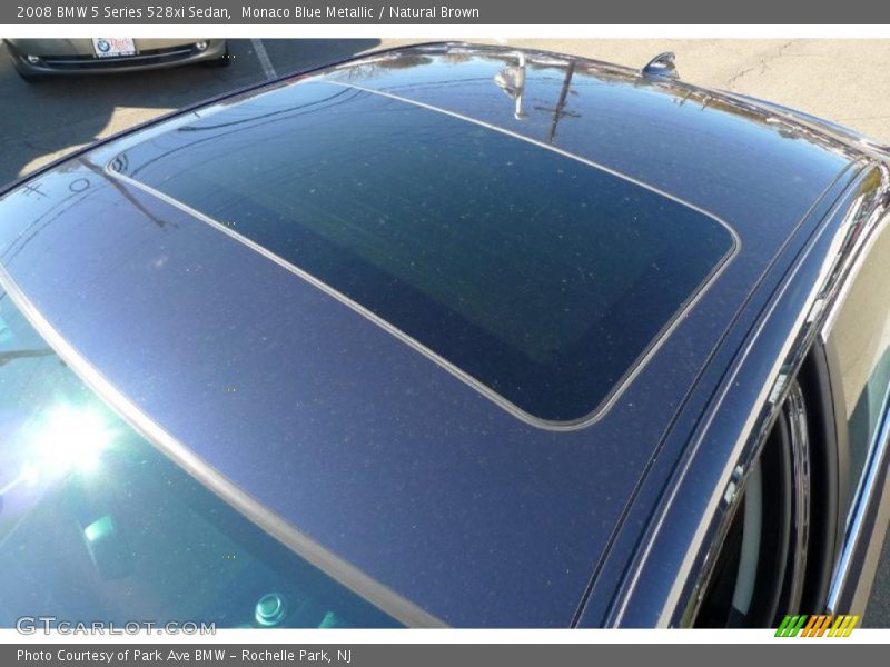 Monaco Blue Metallic / Natural Brown 2008 BMW 5 Series 528xi Sedan