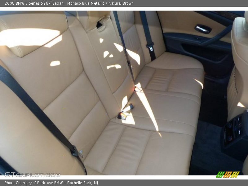  2008 5 Series 528xi Sedan Natural Brown Interior