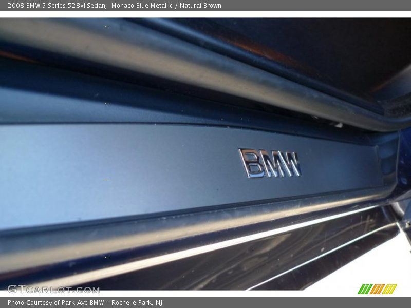 Monaco Blue Metallic / Natural Brown 2008 BMW 5 Series 528xi Sedan