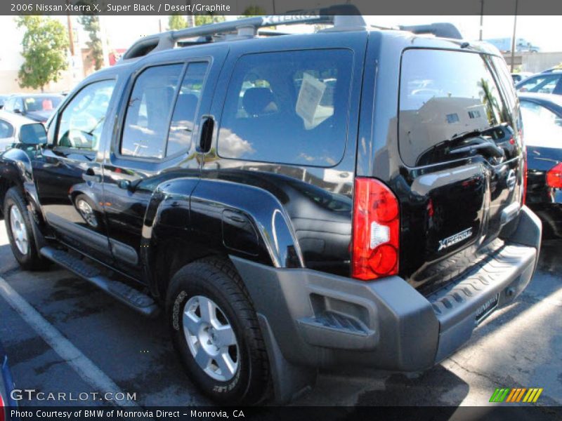 Super Black / Desert/Graphite 2006 Nissan Xterra X