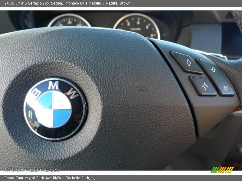 Monaco Blue Metallic / Natural Brown 2008 BMW 5 Series 528xi Sedan