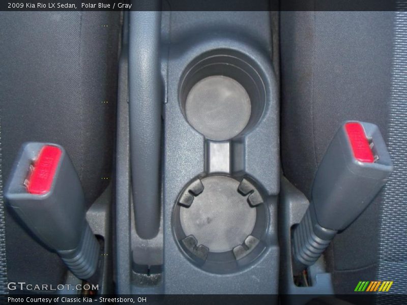 Polar Blue / Gray 2009 Kia Rio LX Sedan