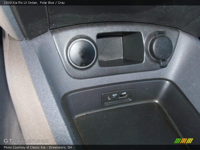 Polar Blue / Gray 2009 Kia Rio LX Sedan