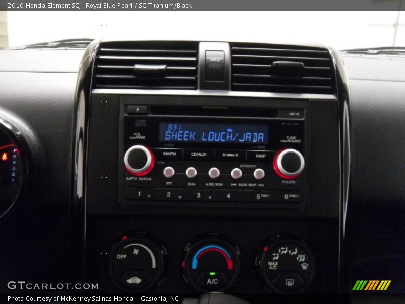 Royal Blue Pearl / SC Titanium/Black 2010 Honda Element SC