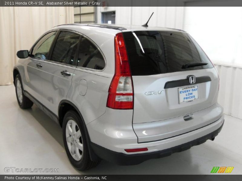 Alabaster Silver Metallic / Gray 2011 Honda CR-V SE