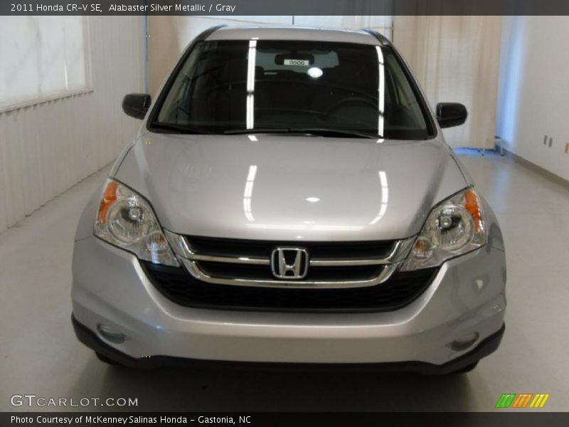 Alabaster Silver Metallic / Gray 2011 Honda CR-V SE