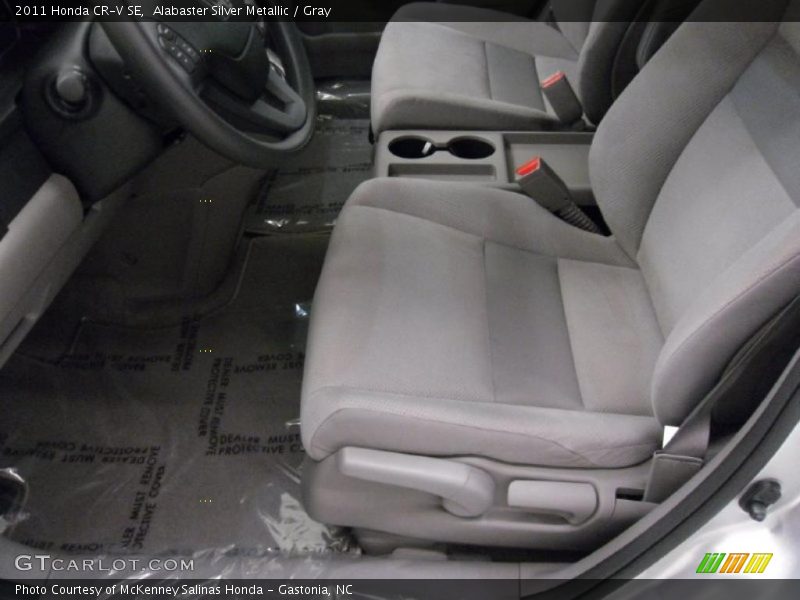 Alabaster Silver Metallic / Gray 2011 Honda CR-V SE
