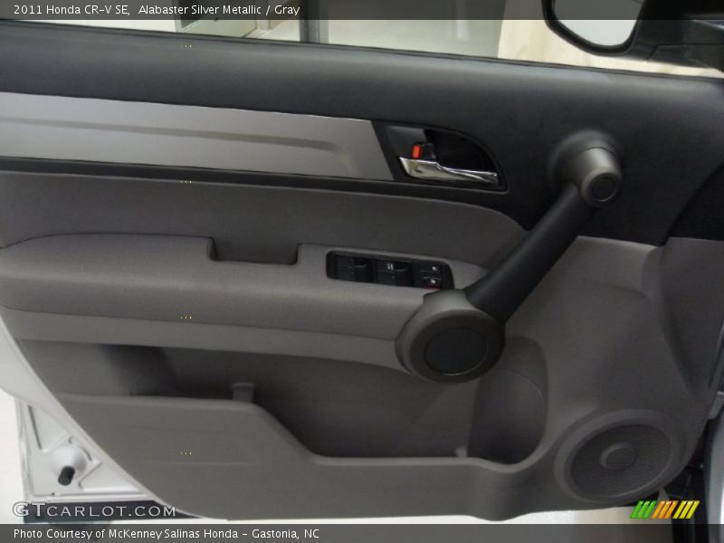 Alabaster Silver Metallic / Gray 2011 Honda CR-V SE