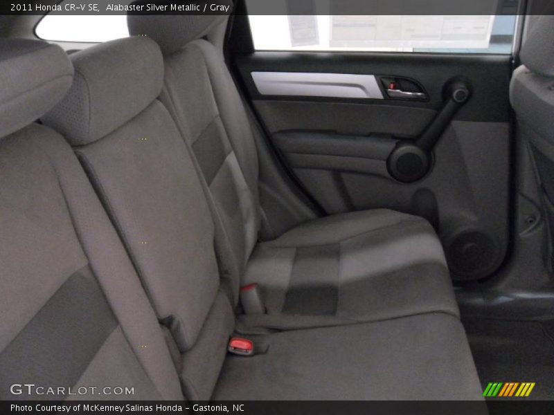 Alabaster Silver Metallic / Gray 2011 Honda CR-V SE
