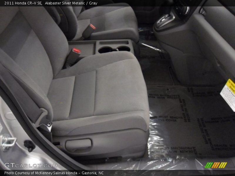 Alabaster Silver Metallic / Gray 2011 Honda CR-V SE