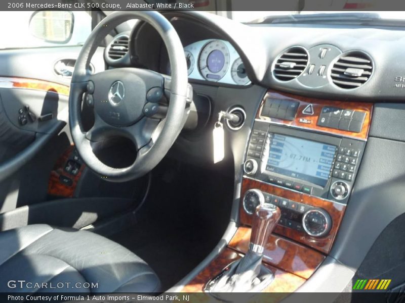 Alabaster White / Black 2006 Mercedes-Benz CLK 500 Coupe