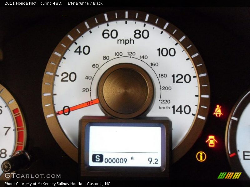 Taffeta White / Black 2011 Honda Pilot Touring 4WD