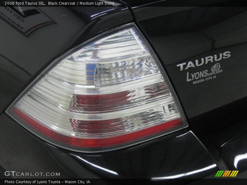Black Clearcoat / Medium Light Stone 2008 Ford Taurus SEL