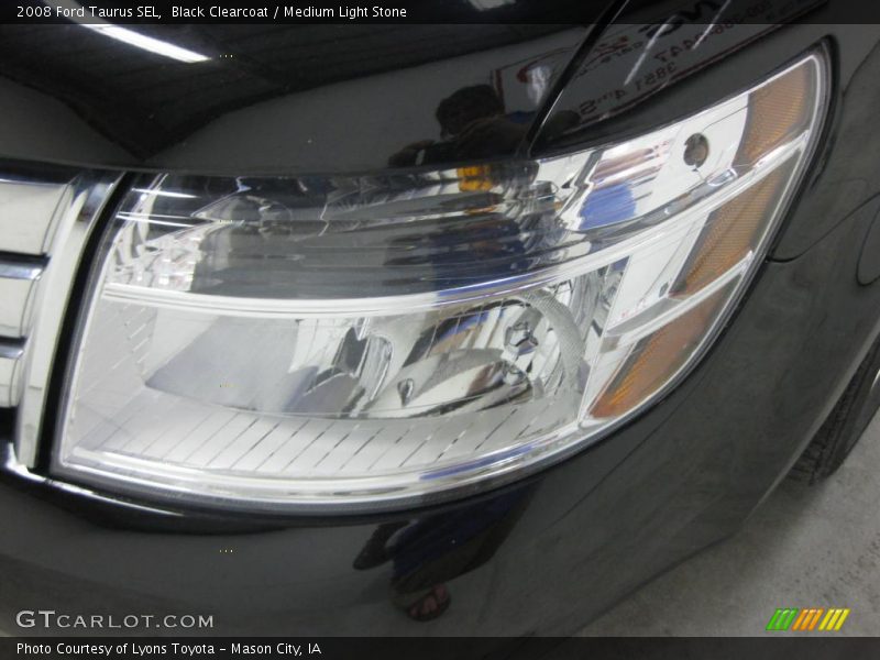 Black Clearcoat / Medium Light Stone 2008 Ford Taurus SEL