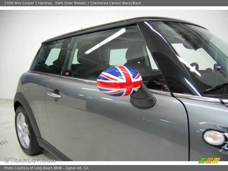 Dark Silver Metallic / Checkered Carbon Black/Black 2009 Mini Cooper S Hardtop