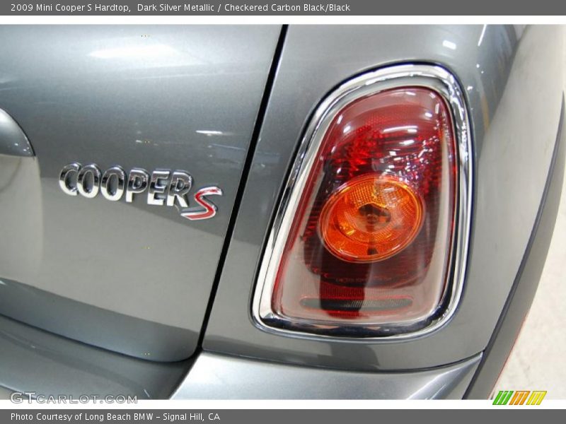 Dark Silver Metallic / Checkered Carbon Black/Black 2009 Mini Cooper S Hardtop
