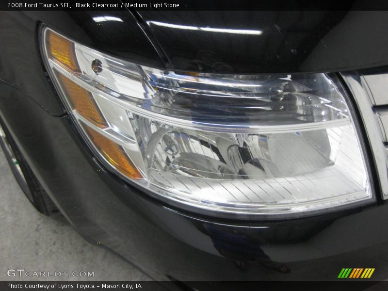 Black Clearcoat / Medium Light Stone 2008 Ford Taurus SEL