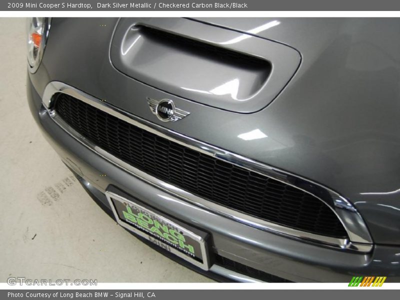 Dark Silver Metallic / Checkered Carbon Black/Black 2009 Mini Cooper S Hardtop