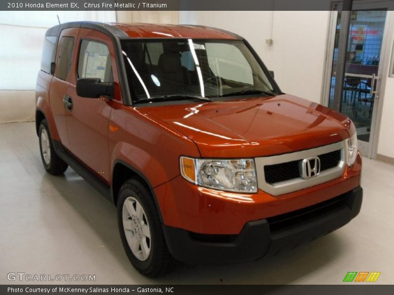Citrus Fire Metallic / Titanium 2010 Honda Element EX