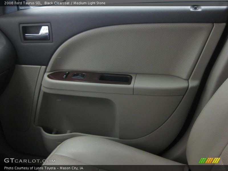 Black Clearcoat / Medium Light Stone 2008 Ford Taurus SEL