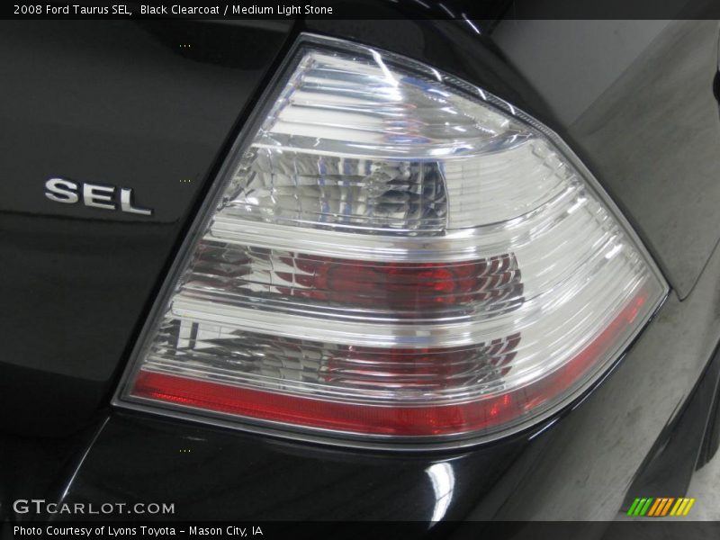 Black Clearcoat / Medium Light Stone 2008 Ford Taurus SEL