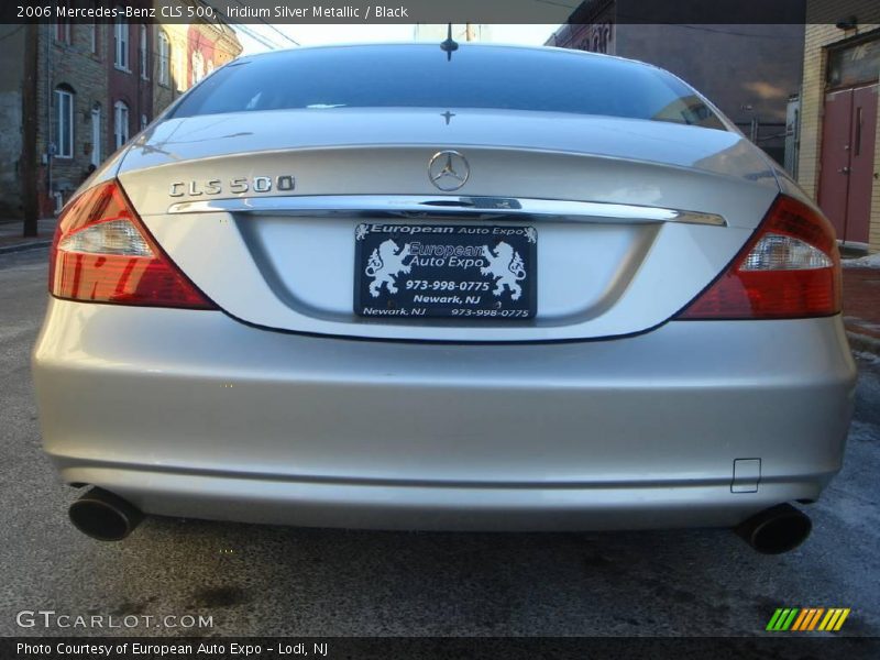 Iridium Silver Metallic / Black 2006 Mercedes-Benz CLS 500