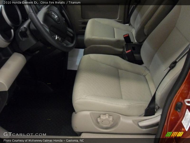 Citrus Fire Metallic / Titanium 2010 Honda Element EX