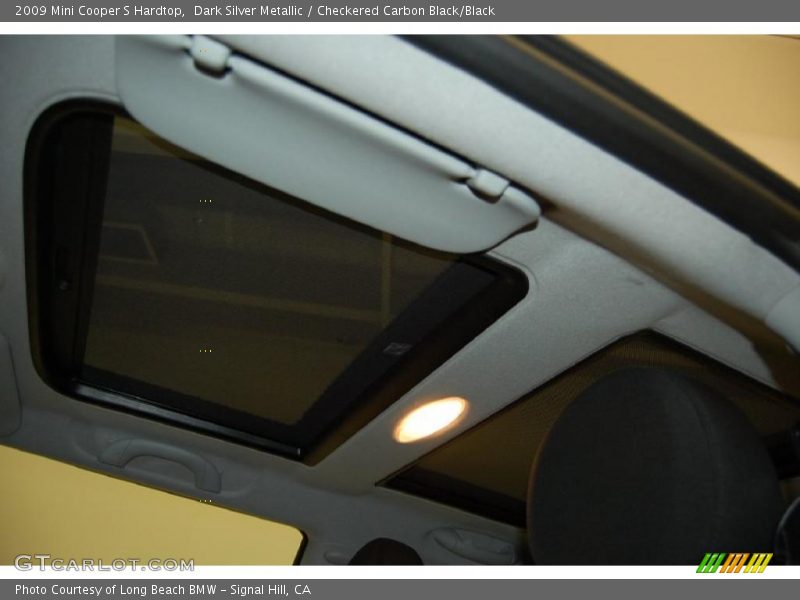 Dark Silver Metallic / Checkered Carbon Black/Black 2009 Mini Cooper S Hardtop