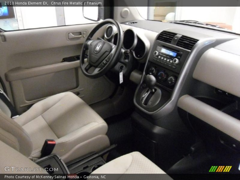 Citrus Fire Metallic / Titanium 2010 Honda Element EX