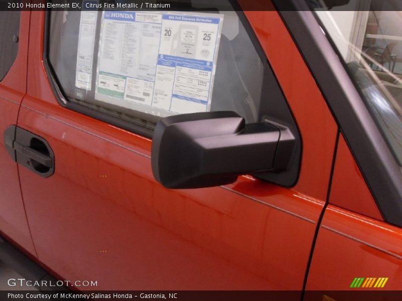 Citrus Fire Metallic / Titanium 2010 Honda Element EX