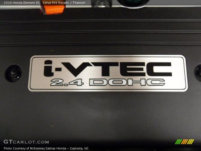 Citrus Fire Metallic / Titanium 2010 Honda Element EX