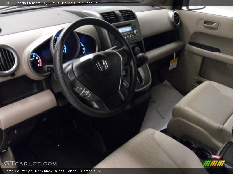 Citrus Fire Metallic / Titanium 2010 Honda Element EX