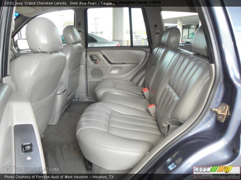 Steel Blue Pearl / Taupe 2001 Jeep Grand Cherokee Laredo