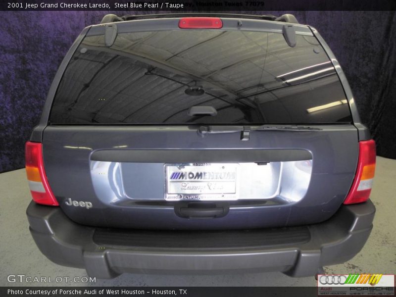 Steel Blue Pearl / Taupe 2001 Jeep Grand Cherokee Laredo