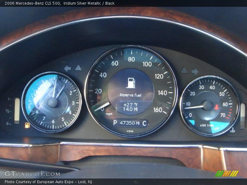 Iridium Silver Metallic / Black 2006 Mercedes-Benz CLS 500