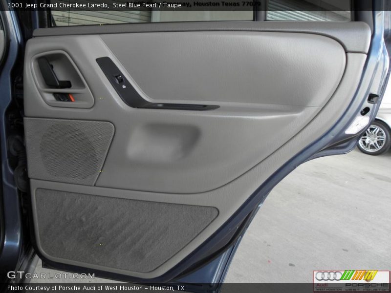 Steel Blue Pearl / Taupe 2001 Jeep Grand Cherokee Laredo