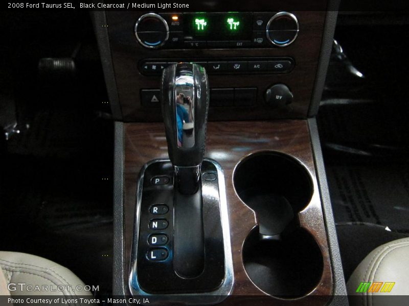 Black Clearcoat / Medium Light Stone 2008 Ford Taurus SEL