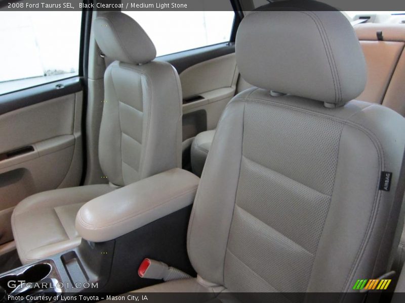 Black Clearcoat / Medium Light Stone 2008 Ford Taurus SEL